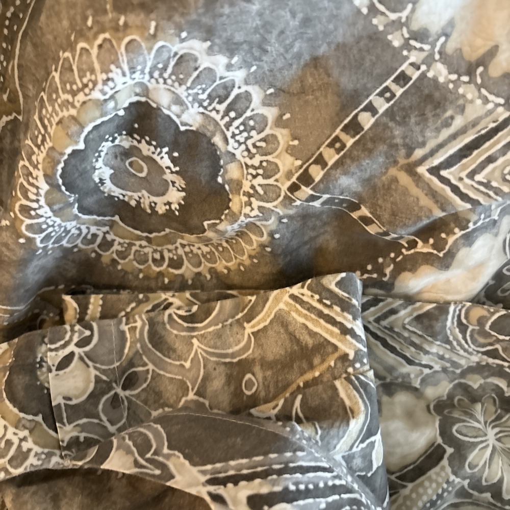 POTTERY BARN Jacolyn ? DUVET COVER F/Q 2 STD SHAMS, GREY/WHITE SPARE BR DISPLAY - Picture 14 of 14